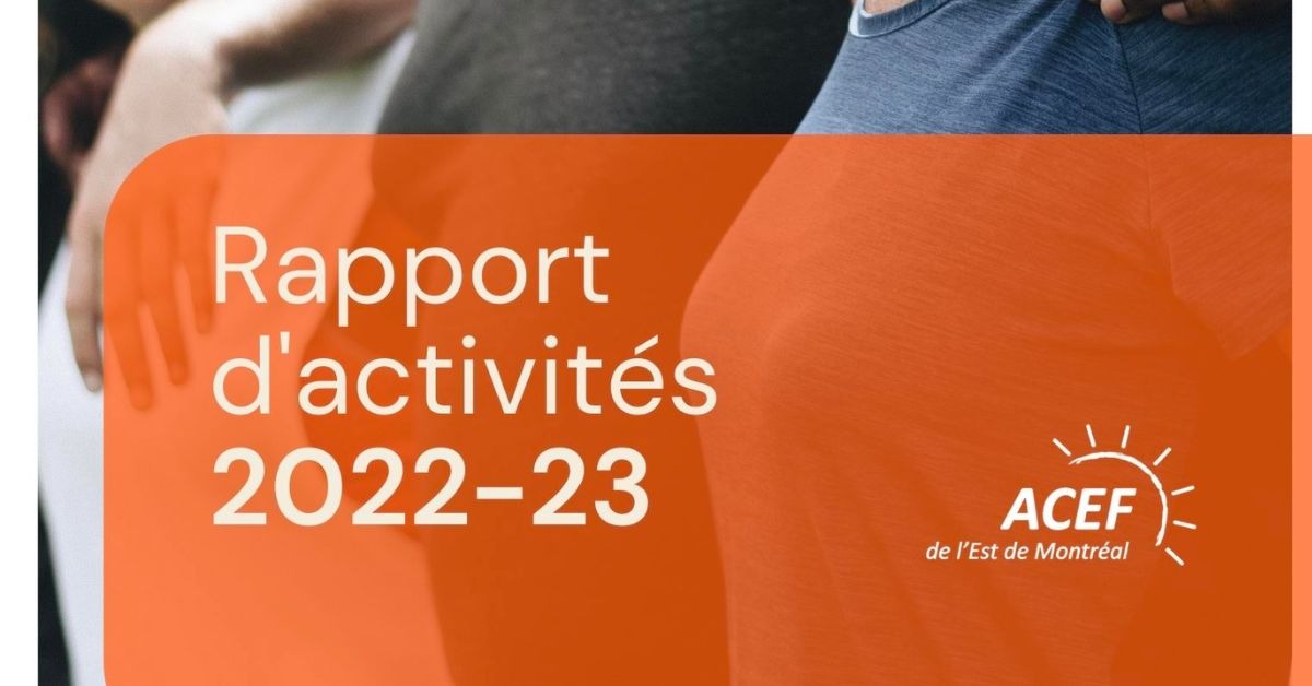 Rapport d'activités 2022-23 - ACEF de l'Est